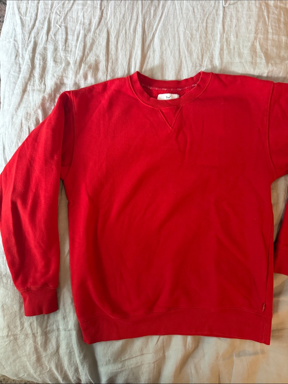 Women’s Red Crewneck Sweater